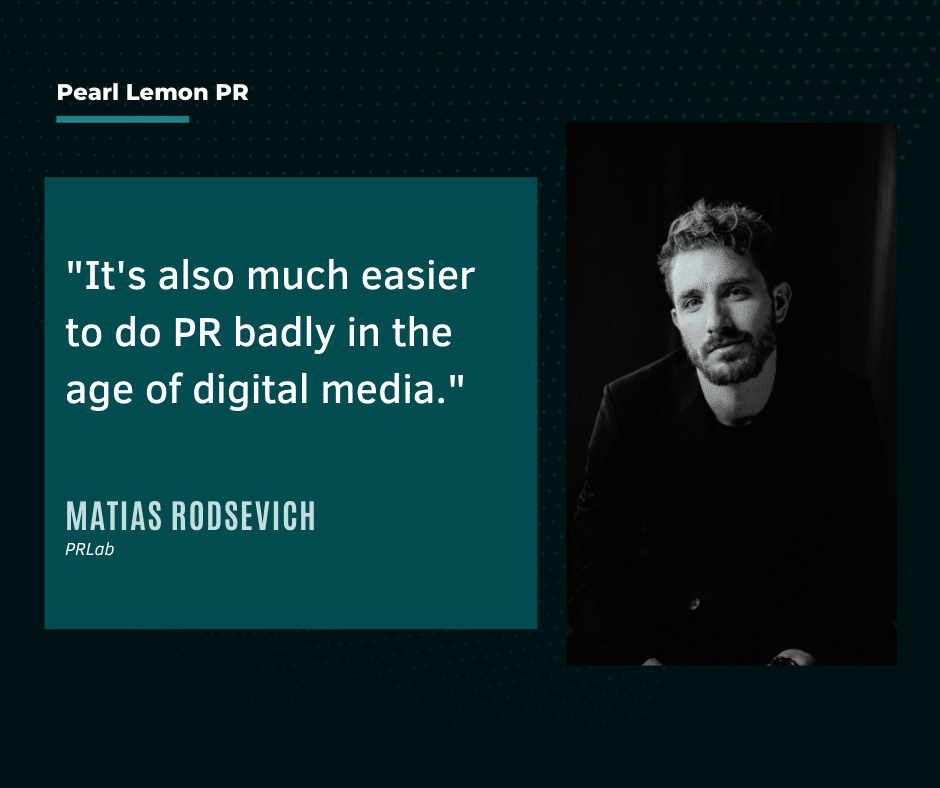 Matias Rodsevich from PRLab