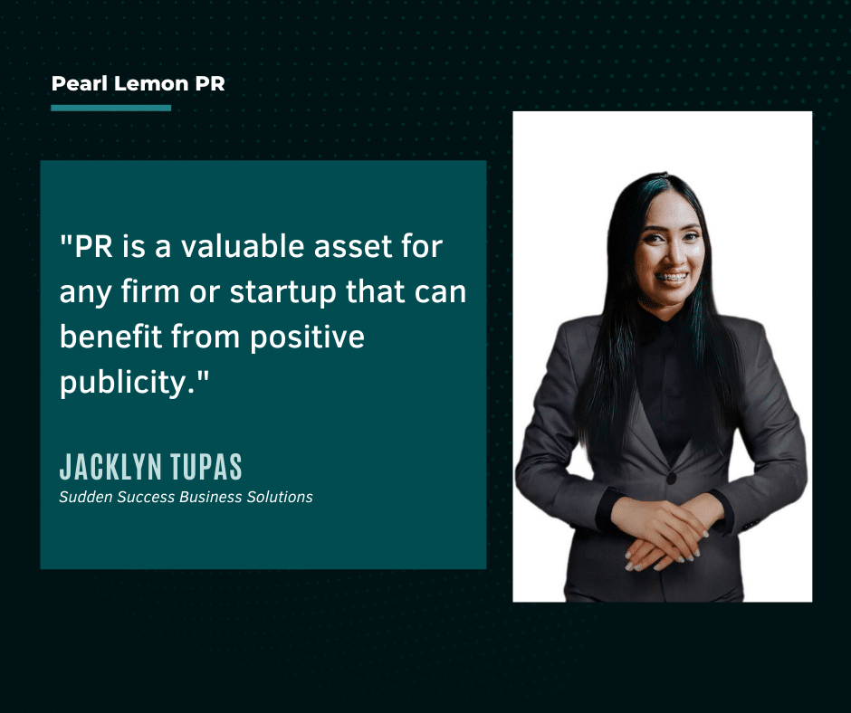 Jacklyn Tupas from Sudden Success Business Solutions