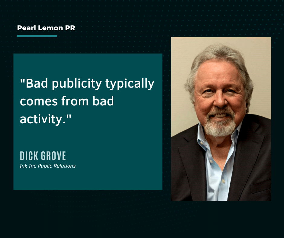 Dick Grove from Ink Inc Public Relations