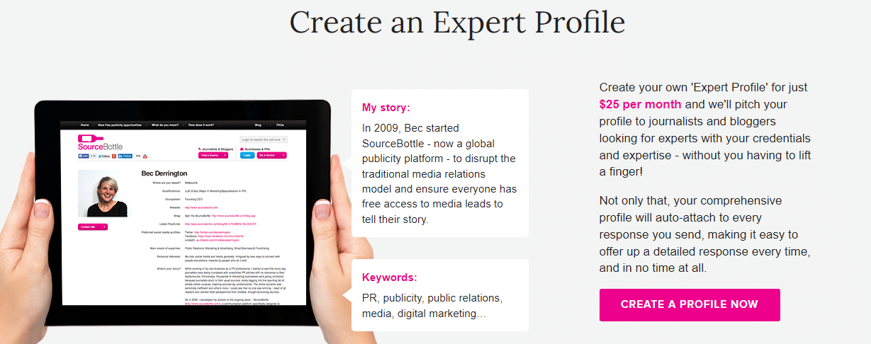 Create Profile