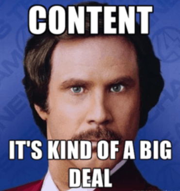 Meme of Will Ferrell as Ron Burgundy saying 