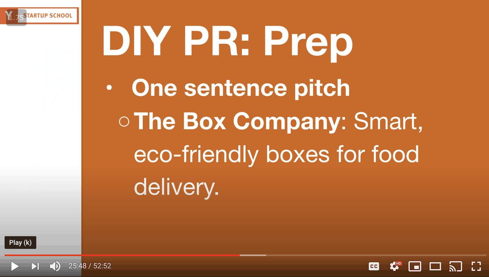 YouTube still about The Box Company